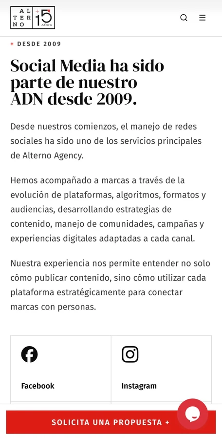 Alterno's new mobile-optimized website, launched in September 2026
