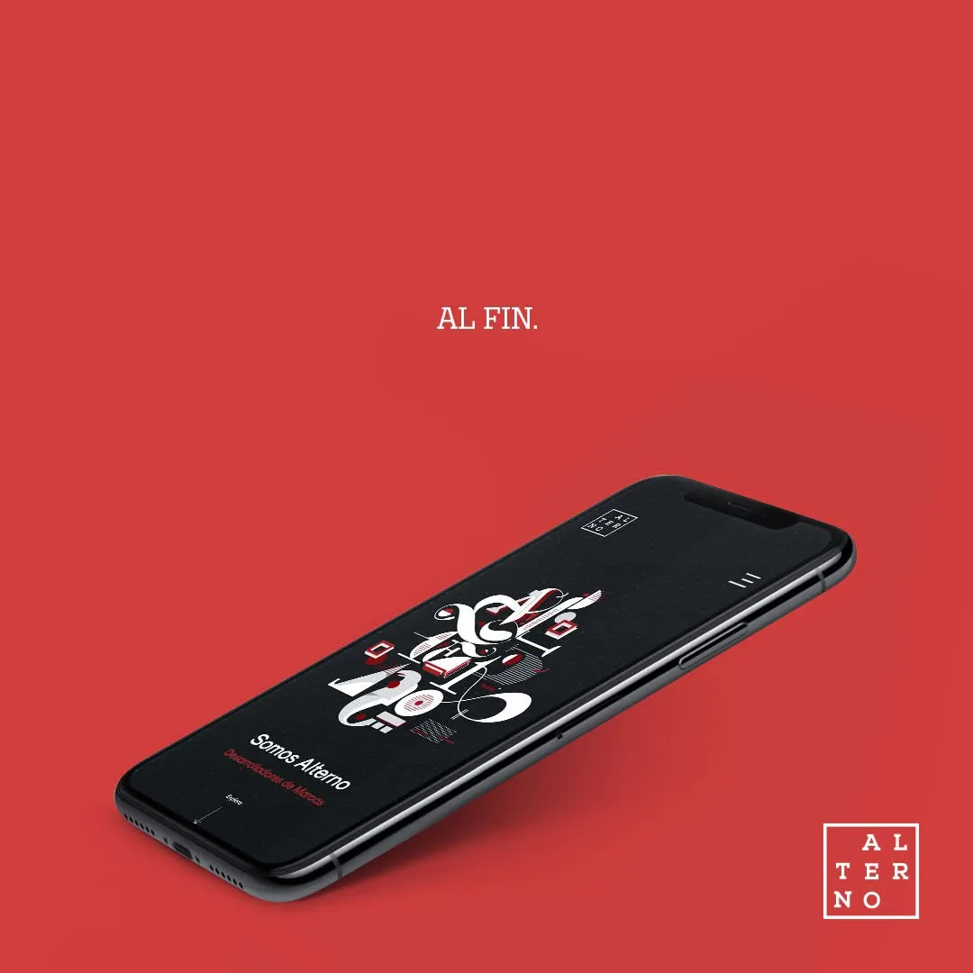 Alterno's redesigned website in 2017