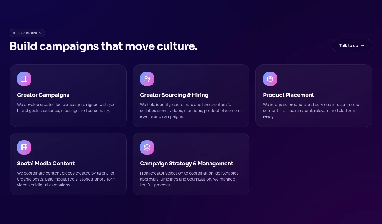 Public Trendins brand services