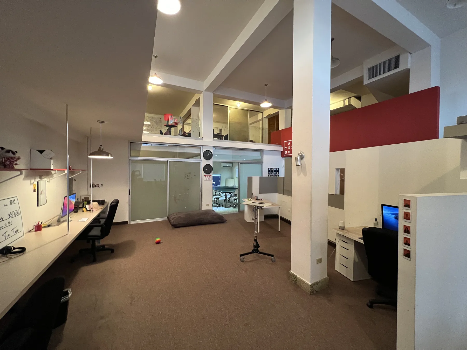 Inside the Alterno office on Loíza Street